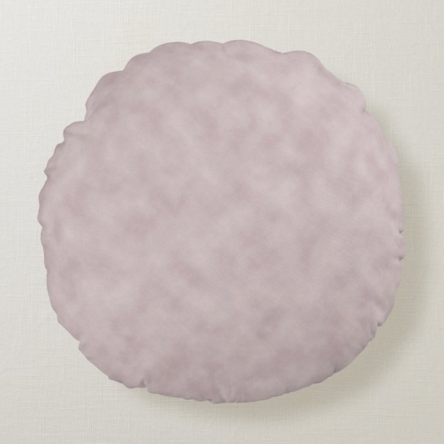 Rose Coloured Parchment Texture Background Round Cushion (Front)