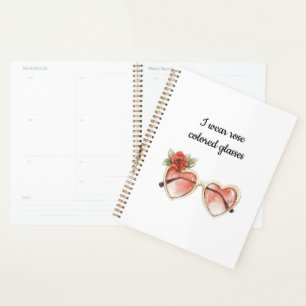 Rose Coloured Sunglasses Planner