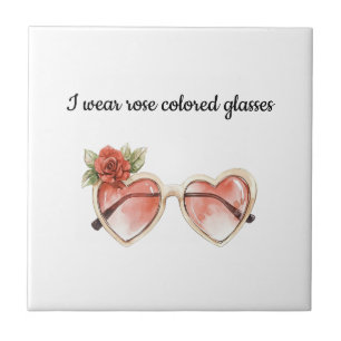 Rose Coloured Sunglasses Tile