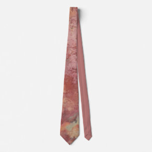 Rose Coloured Tie Dye Men's Tie