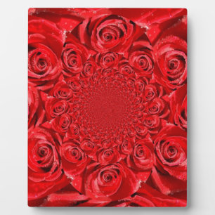 Rose-Coloured World: Floral Fantasy Plaque