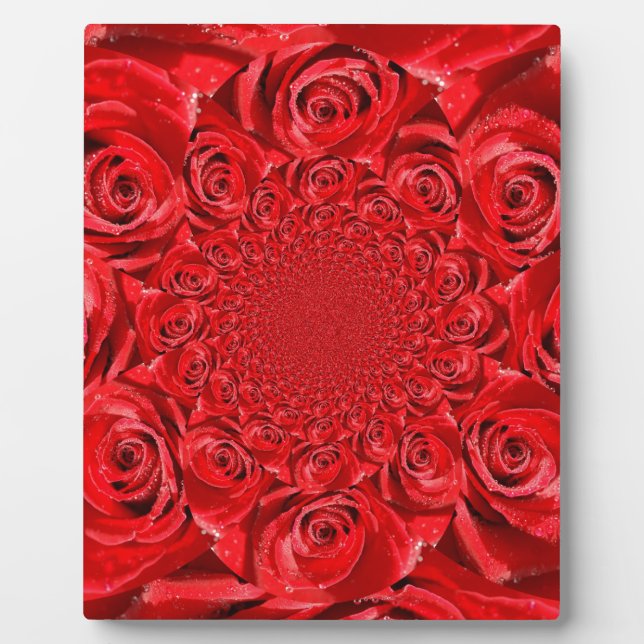 Rose-Coloured World: Floral Fantasy Plaque (Front)