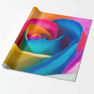 Rose colours wrapping paper
