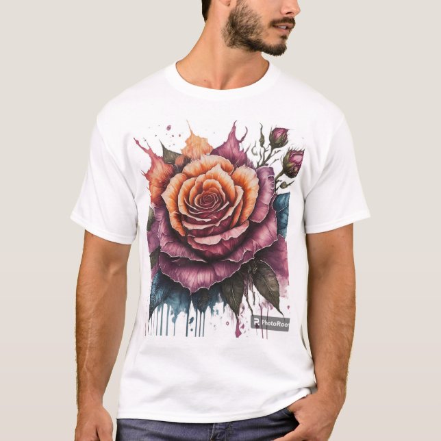 Rose Compass Bliss T-Shirt (Front)