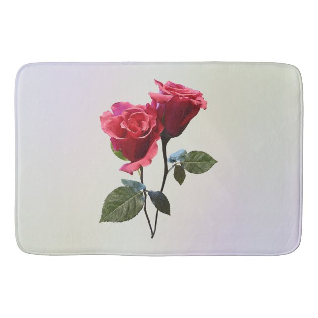Rose Couple Bath Mat (Front)