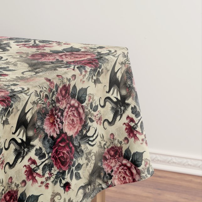 🔥 Rose Crematory – Gothic Medium Pattern Tablecloth (In Situ)
