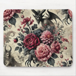 🔥 Rose Crematory – Gothic Victorian Mouse Mat