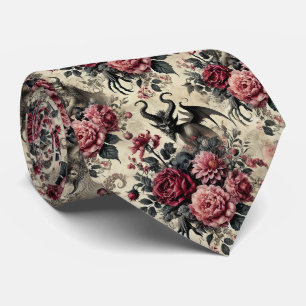 🔥 Rose Crematory – Gothic Victorian Tie