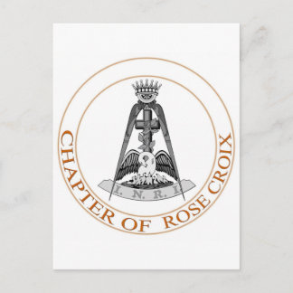 Rose Croix Scottish Rite Symbol Postcard