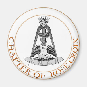 Rose Croix Symbol Magnet