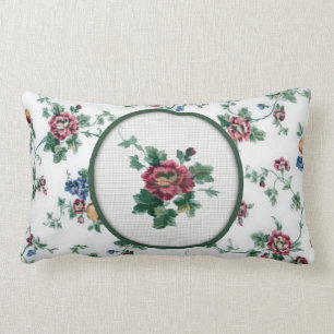 Rose Cross Stitch Pillow