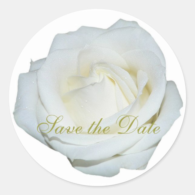 Rose Custom Floral Sticker (Front)