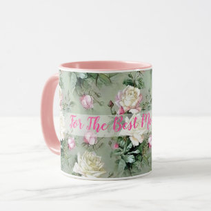 Rose Customise Vintage Modern Popular Floral Mug