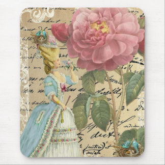 Rose de Marie Antoinette la Tuileries Mouse Mat