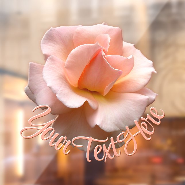 Rose Decal Personalised Wild Rose Window Cling (Sheet 2)