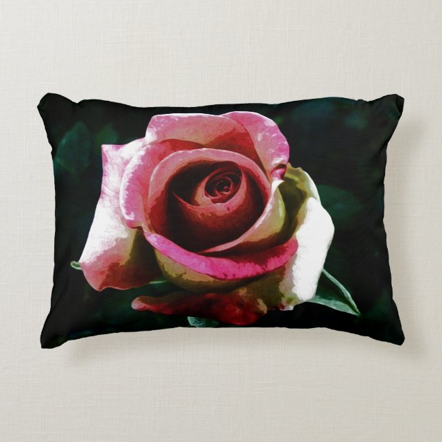 rose   decorative cushion (Front)
