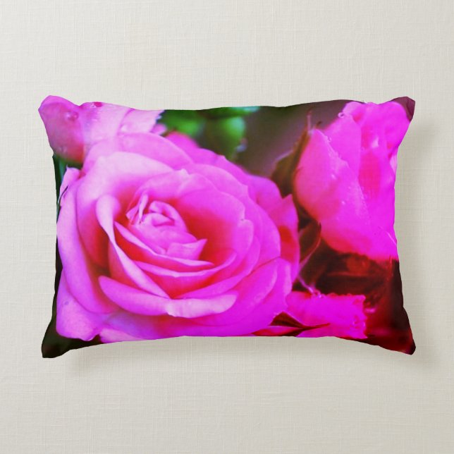 Rose  decorative cushion (Front)