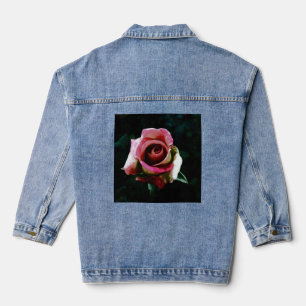 rose denim jacket
