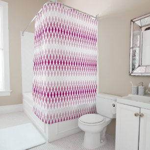 Rose Diamond Ombre Shower Curtain