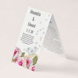 Rose Diamond Ring Engagement Wedding