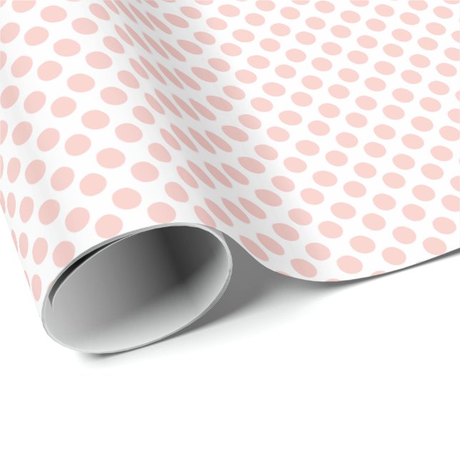 Rose Dots Wrapping Paper (Roll Corner)