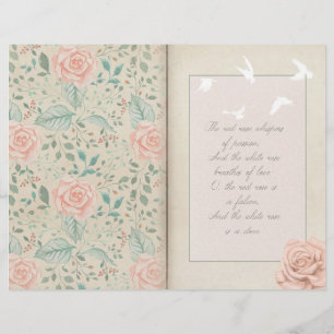 Rose & Dove Scrapbook Ephemera
