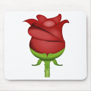 Rose Download - Emoji Mouse Mat