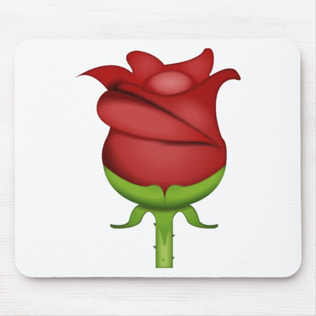 Rose  Download - Emoji Mouse Mat (Front)