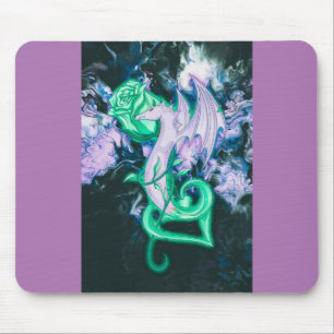 Rose Dragon Lover Mouse Mat