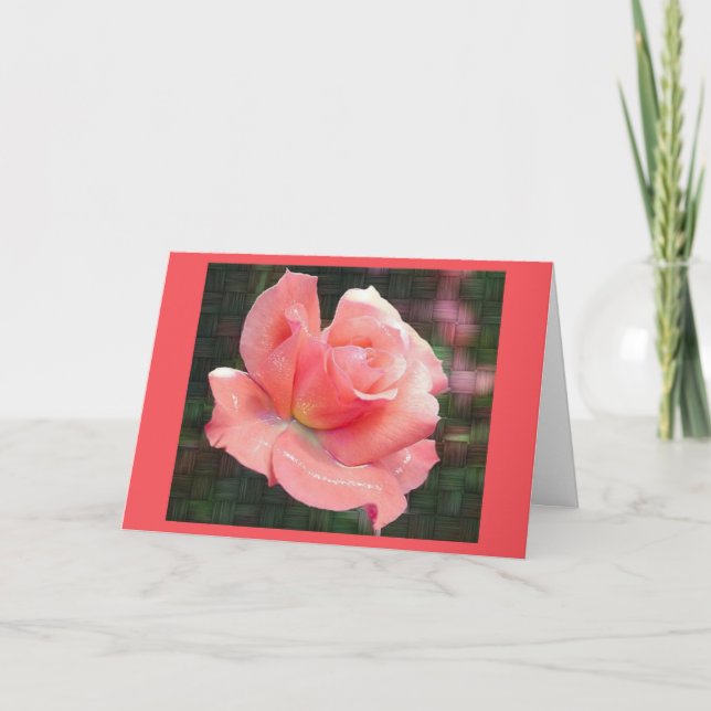 Rose Easter Card (Front)