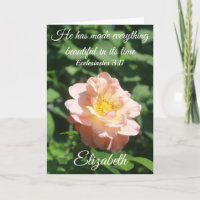 Rose Ecclesiastes Personalised Birthday