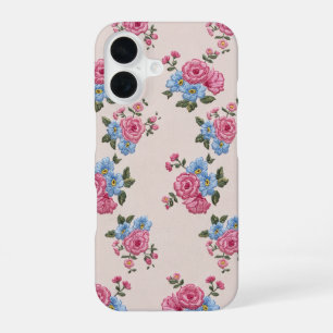 Rose embroidery texture iPhone16 case