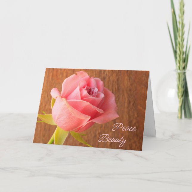 Rose Encouragement Get Well Card (Front)