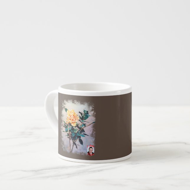 Rose Espresso Cup (Front Left)