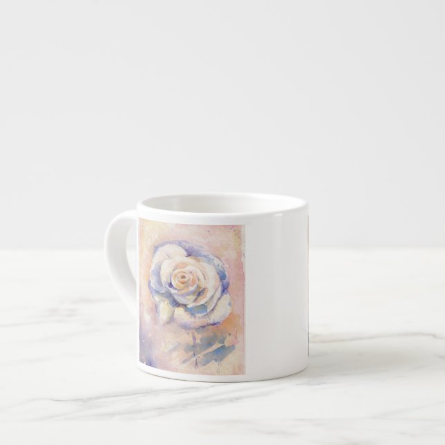 Rose Espresso Cup (Front Left)