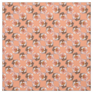 Rose Fabric Peach Wild Rose Fabric Customise