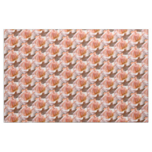 Rose Fabric Peach Wild Rose Fabric Customise