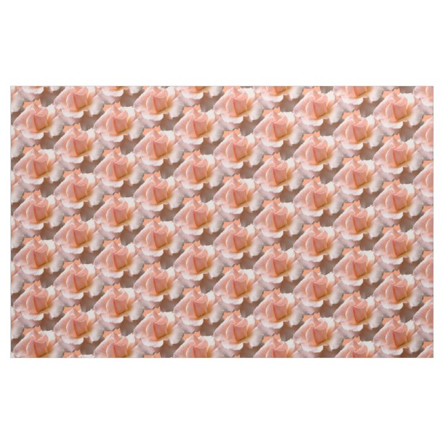 Rose Fabric Peach Wild Rose Fabric Customise (Fat Quarter)