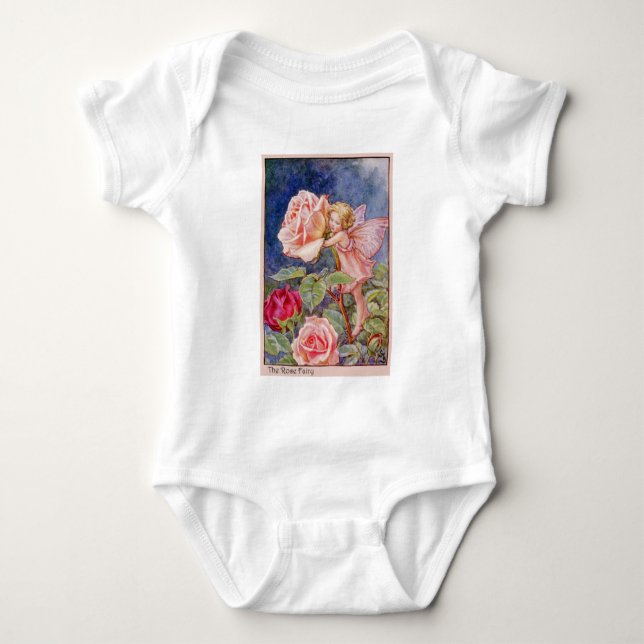 Rose Fairy Baby Bodysuit (Front)