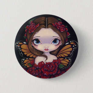 "Rose Fairy" Button