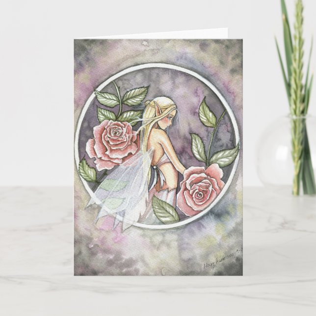 Rose Fairy Card by Molly Harrison (Front)