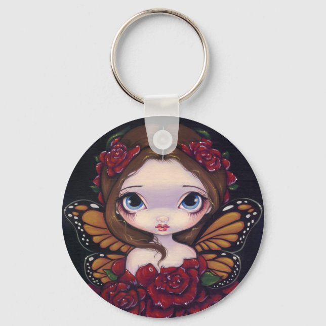 "Rose Fairy" Keychain (Front)