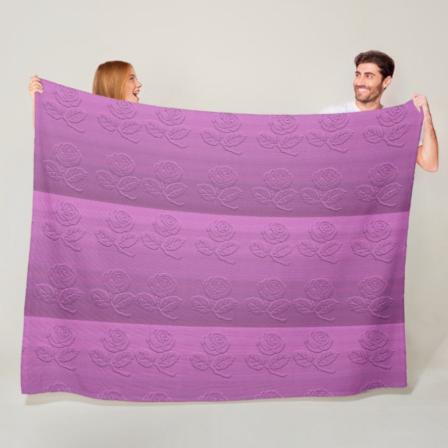 Rose Fleece Blanket (In Situ)