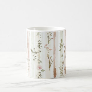 Rose Floral Abstract Coffee Mug