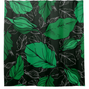 rose floral botanical flowers. Wild spring leaf w Shower Curtain