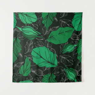 rose floral botanical flowers. Wild spring leaf w Tapestry