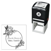 Rose Floral Frame From the Library Of