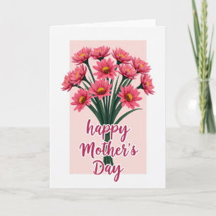 Rose Floral Mothers Day Card