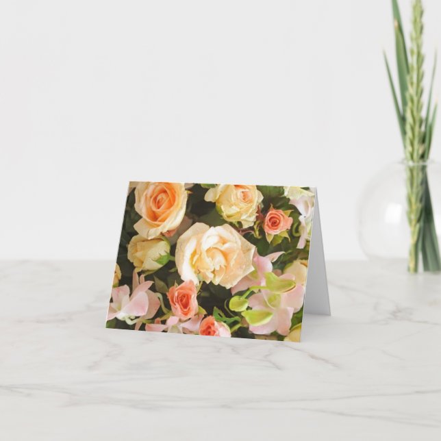 Rose Floral Note Cards (Front)