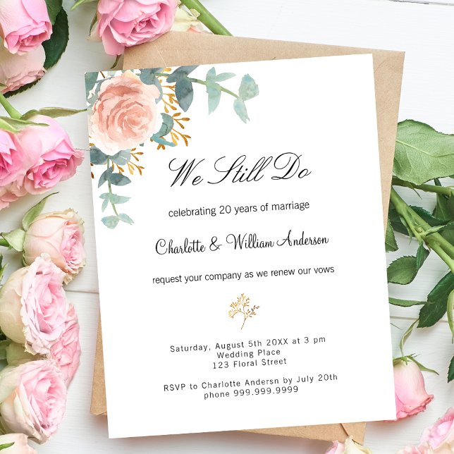 Rose floral pink budget vow renewal wedding (Creator Uploaded)